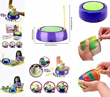 Original high quality Pottery Wheel Game with Colors, Stencils And Clay (Creative Educational Game toy ) for kids-thumb3