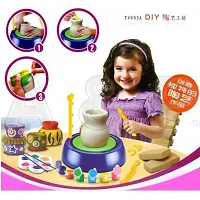 Pottery Wheel Game with Colors, Stencils And Clay (Creative Educational Game Toy) for kidz.-thumb1