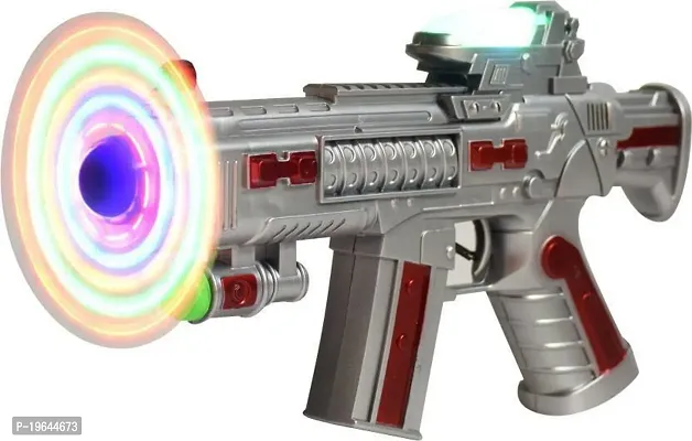 Musical Space Gun with sound and 32 Flasing lights for 3+ Kidsnbsp;nbsp;(Multicolor)