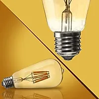 Gojeeva Edison Filament Bulb 4W Antique Vintage Glass Yellow Light E27 Base Decoration for Home (Pack of 3)-thumb3