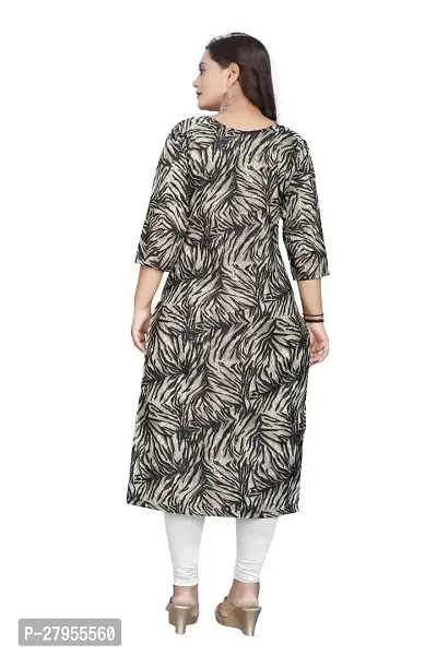 Elegant Crepe Printed Straight Kurta For Women- Pack Of 2-thumb2