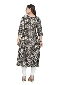 Elegant Crepe Printed Straight Kurta For Women- Pack Of 2-thumb1