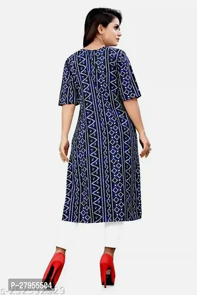 Elegant Crepe Printed Straight Kurta For Women- Pack Of 2-thumb3