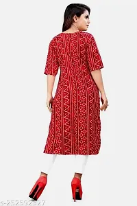 Elegant Crepe Printed Straight Kurta For Women- Pack Of 2-thumb2