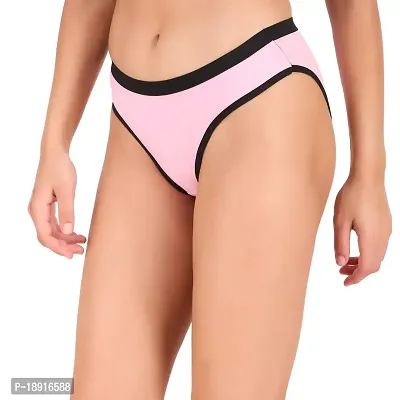 Buy Hurera Ceraft My Choice 1 Inch Elastic Super Comfy Female Underwear 100%  Hosiery Cotton Panty for Regular use (XXL, Light Pink) Online In India At Discounted  Prices