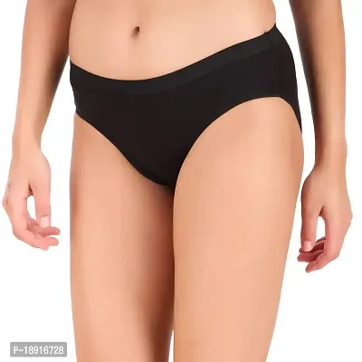 Panties Black Ladies Comfortable Cotton Panty, Size: Medium, 1 at