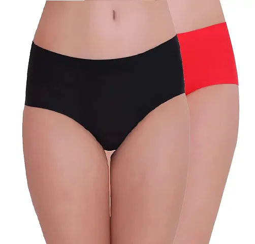 Buy AshleyandAlvis Anti Bacterial, Bamboo MicroModal, Premium Panty, Women  HIPSTER brief, No Itching, 2X Moisture Wicking Daily use Underwear, Odour  Free (Color-PINK) (PACK OF 1) for Women Online in India