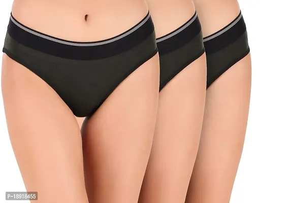 Lovable Women's Cotton Plain Mid Waist Brief Inner Elastic Panty – Online  Shopping site in India