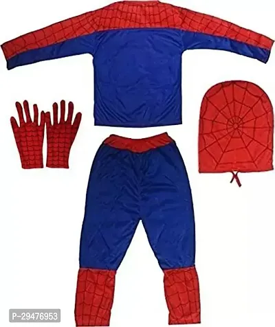 Stylish Spider Man Theme Clothing Set-thumb5