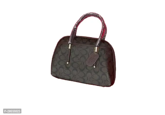 Elegant Leather Black Purse Shoulder Handbag For Women-thumb0