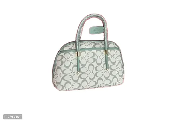 Elegant Leather Silver Purse Shoulder Handbag For Women