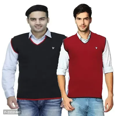 Stylish and Comfortable Woolen Sweater for Men Pack of 2-thumb0