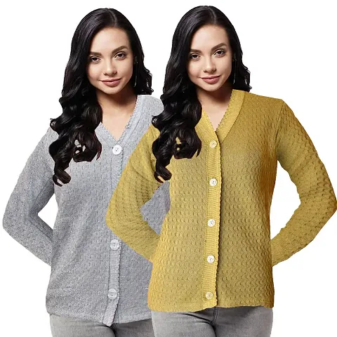 Trendy V-Neck sweater Combo of 2