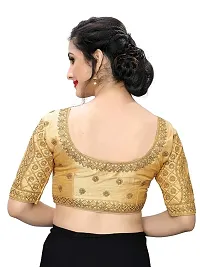 Attractive Art Silk Embroidered Stitched Blouse-thumb2