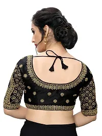 Attractive Art Silk Embroidered Stitched Blouse-thumb1