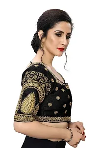 Attractive Art Silk Embroidered Stitched Blouse-thumb2