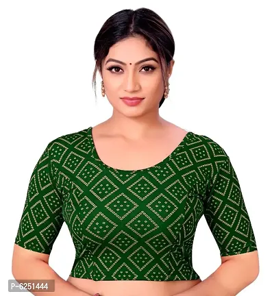 Trendy Lycra Stretchable Stitched Blouse-thumb0