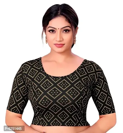 Trendy Lycra Stretchable Stitched Blouse-thumb0