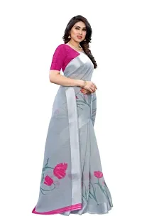 Attractive Art Silk Saree with Blouse piece-thumb1