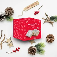 Misht Preservatives Free Kaju katli ( Pack of 4 box ( 80 gram each box ) ) in special Christmas and New year box packaging box.-thumb1