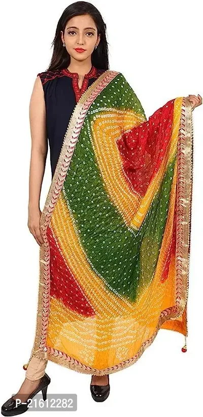 Beautiful  Silk Blend Dupattas For Women-thumb0