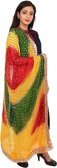 Beautiful  Silk Blend Dupattas For Women-thumb2