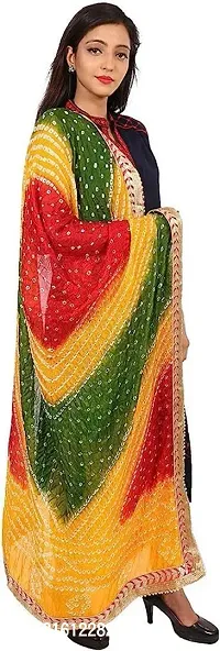 Beautiful  Silk Blend Dupattas For Women-thumb3