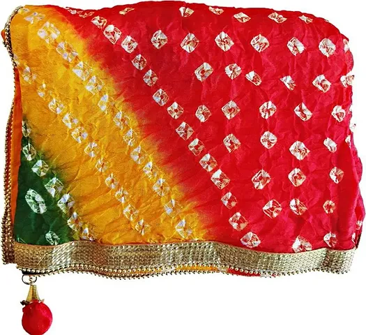 Trendy Womens Art Silk Bandhani Dupatta