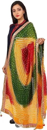 Beautiful  Silk Blend Dupattas For Women-thumb2