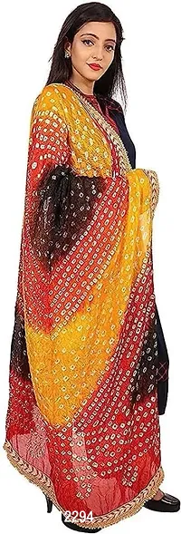 Beautiful  Silk Blend Dupattas For Women-thumb2