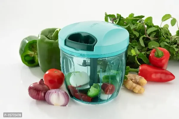 Vegetable chopper ,  2 IN 1 chopper five X blead