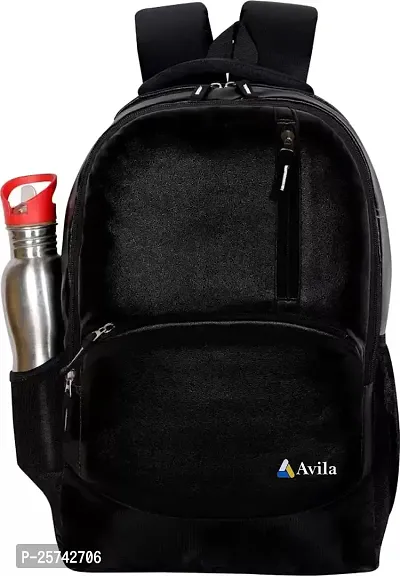 Avila Vegan Leather 30L 15.6 Inch Laptop Backpack for Men Women/College Bags/School Bags/Backpack-thumb0