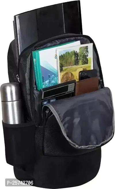 Avila Vegan Leather 30L 15.6 Inch Laptop Backpack for Men Women/College Bags/School Bags/Backpack-thumb3