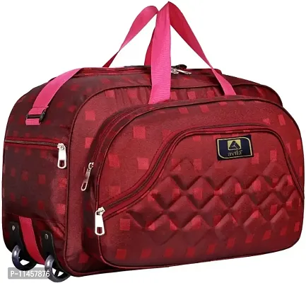 Waterproof Polyester Lightweight 40 L Luggage Travel Duffel Bag for Men  Women Duffel Bag-thumb0