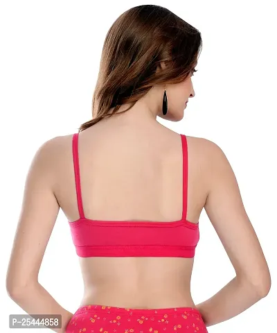 Stylish Multicoloured Cotton Solid Bras For Women Pack Of 2-thumb4