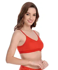 Stylish Multicoloured Cotton Solid Bras For Women Pack Of 3-thumb1