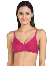 Stylish Cotton Pink Bra And Panty Set For Women-thumb4