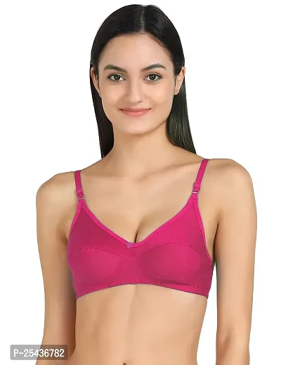 Stylish Cotton Pink Bra And Panty Set For Women-thumb5