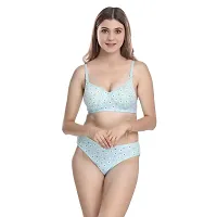 Stylish Cotton Multicoloured Bra And Panty Set For Women Pack Of 2-thumb4