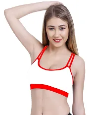 Stylish Multicoloured Cotton Solid Bras For Women Pack Of 3-thumb2