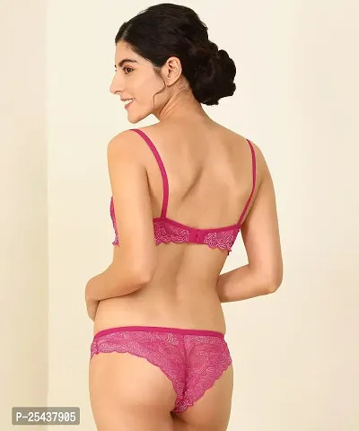 Stylish Cotton Multicoloured Bra And Panty Set For Women Pack Of 2-thumb4