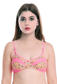 Stylish Cotton Pink Bra And Panty Set For Women-thumb4