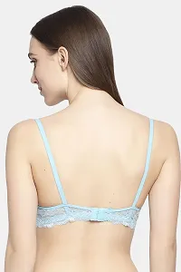 Stylish Blue Cotton Printed Bras For Women-thumb3