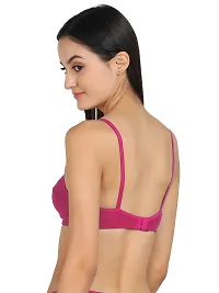 Stylish Multicoloured Cotton Solid Bras For Women Pack Of 2-thumb3