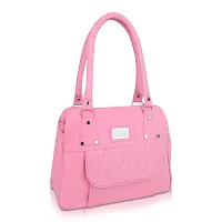 Stylish Multicoloured Pu Self Pattern Handbags For Women Pack Of 2-thumb1