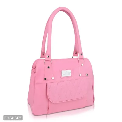Stylish Multicoloured Pu Self Pattern Handbags For Women Pack Of 2-thumb2