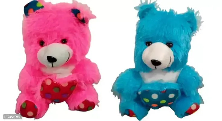 Stylish Happiness Soft Nylex Teddy Bear For Kids- Pack Of 2