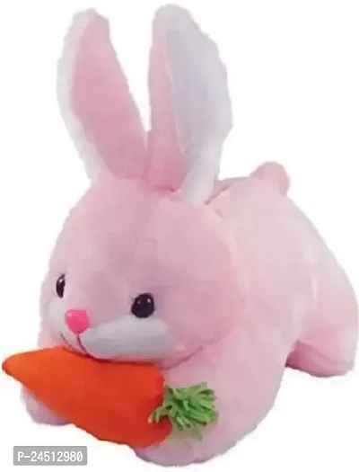 Stylish Very Soft Teddy Bear Rabbit With Carrot Toy For Kids-thumb0