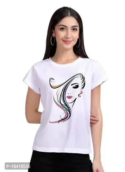 Stylish Women Cambric Cotton T-Shirt