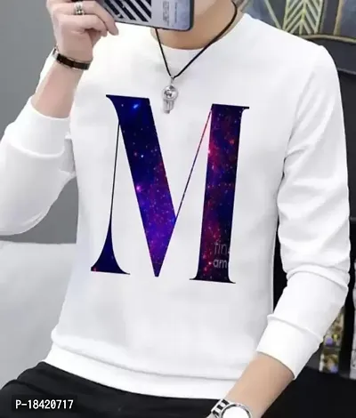 Trendy Men Cotton Blend Round Neck full Sleeves T-Shirt